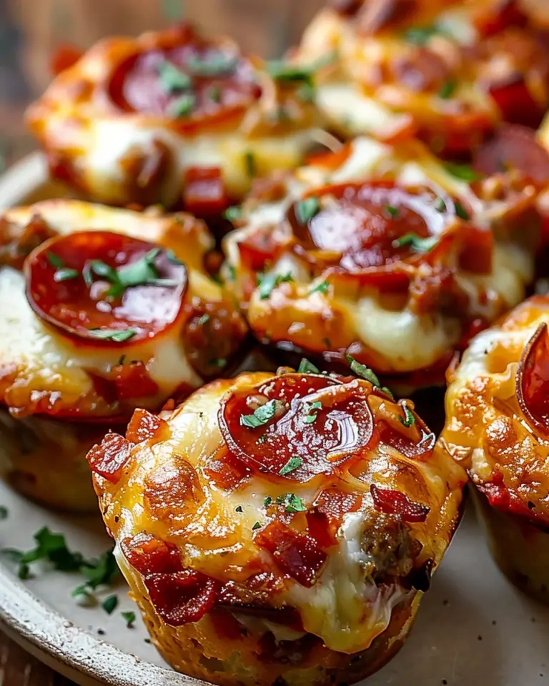 Carnivore Pizza Muffins