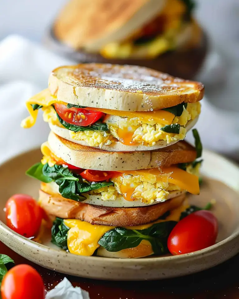 Healthy Breakfast Sandwich (A make-ahead recipe)