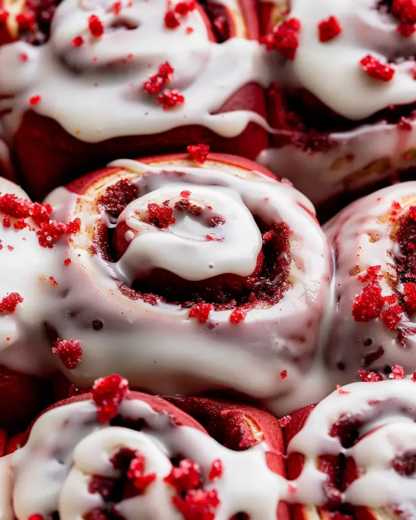 Red Velvet Cinnamon Rolls
