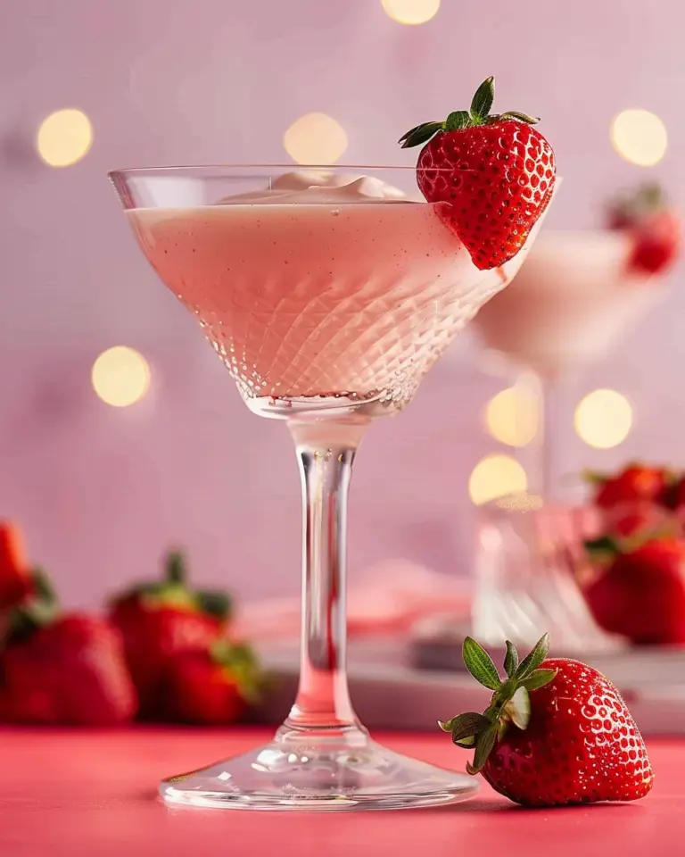 Strawberries and Cream Martini
