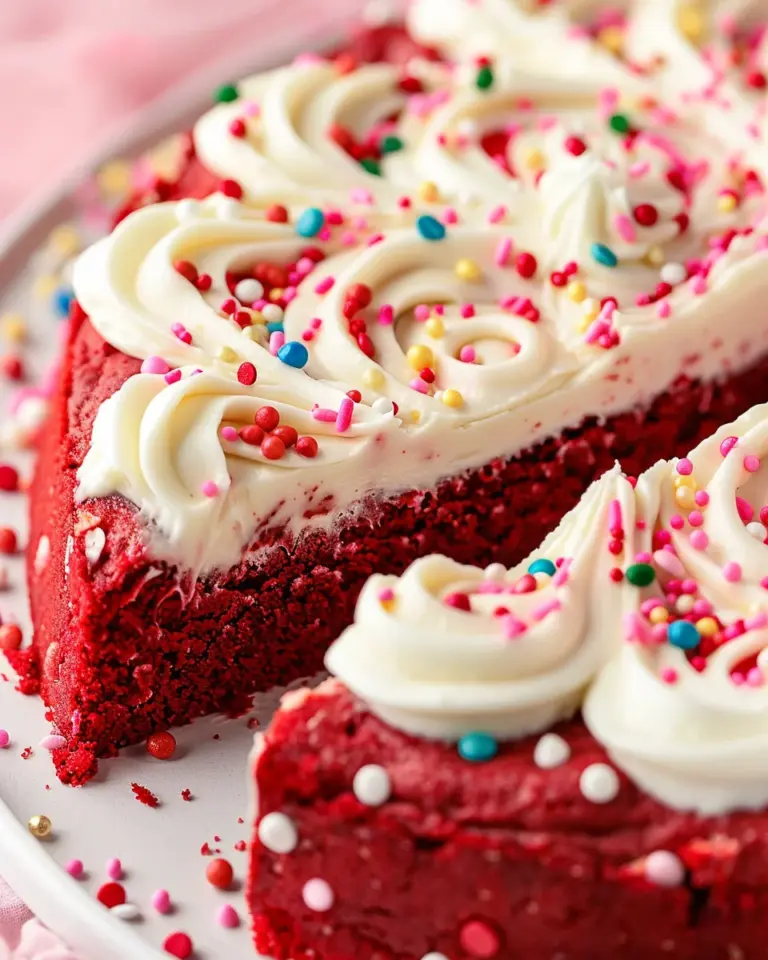 Red Velvet Cookie Cake