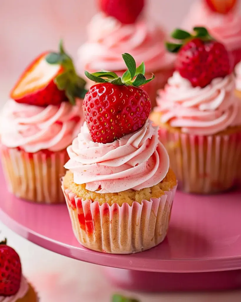 Strawberry Cupcakes Recipe