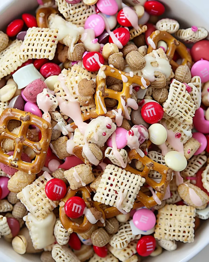 Valentine’s Day Snack Mix + Free Printable