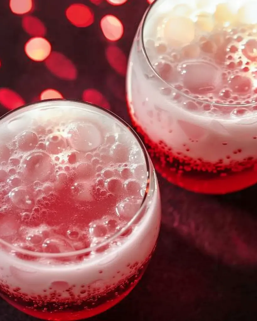 Valentine Layered Drinks For 2