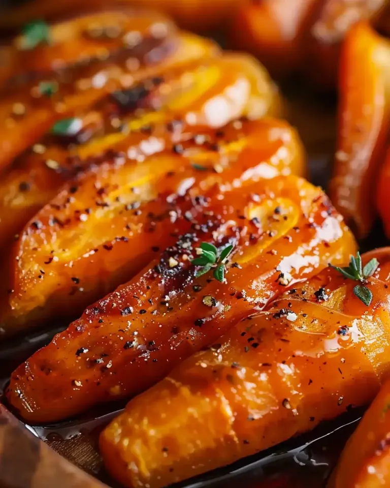 Sweet and Savory Maple Glazed Roasted Carrots