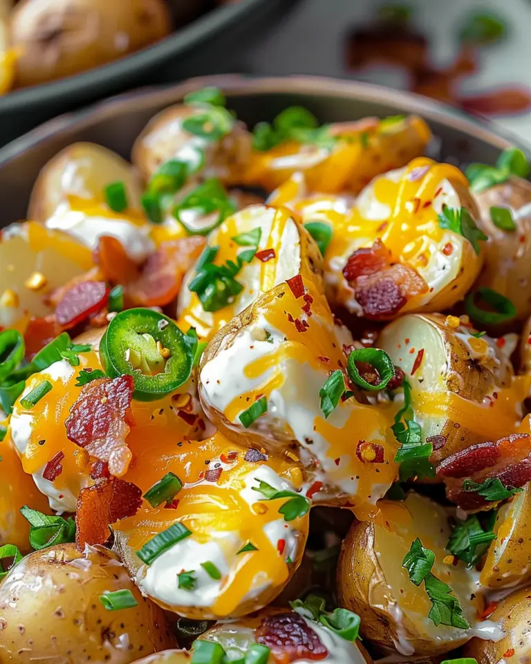 Jalapeño Popper Roasted Potato Salad