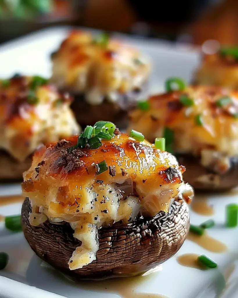 Irresistible Crab-Stuffed Mushrooms