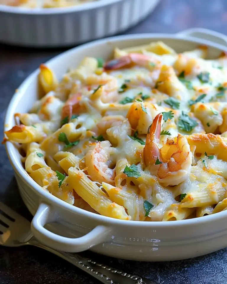 Seafood Enchilada Pasta Bake