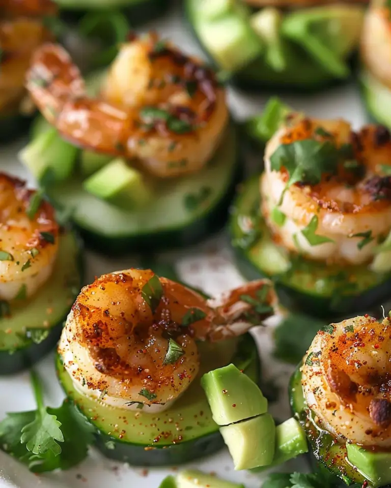 Shrimp Cucumber Bites
