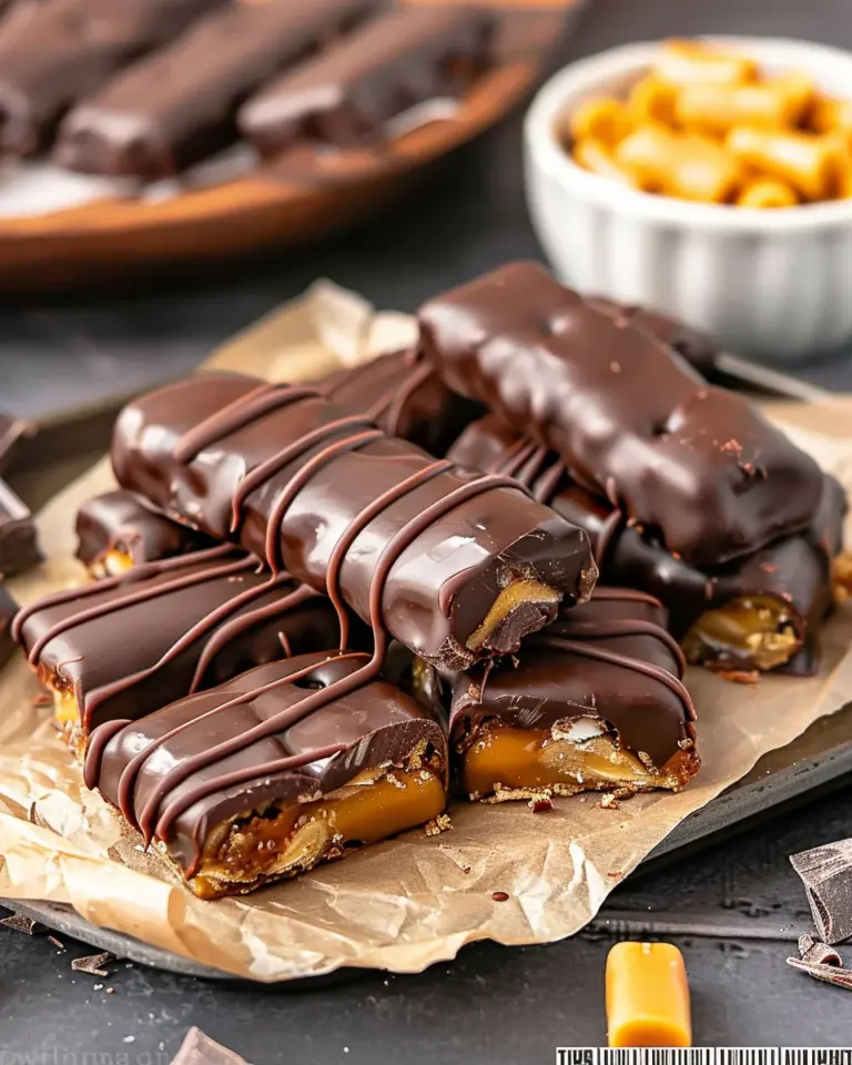 Homemade Twix Bars