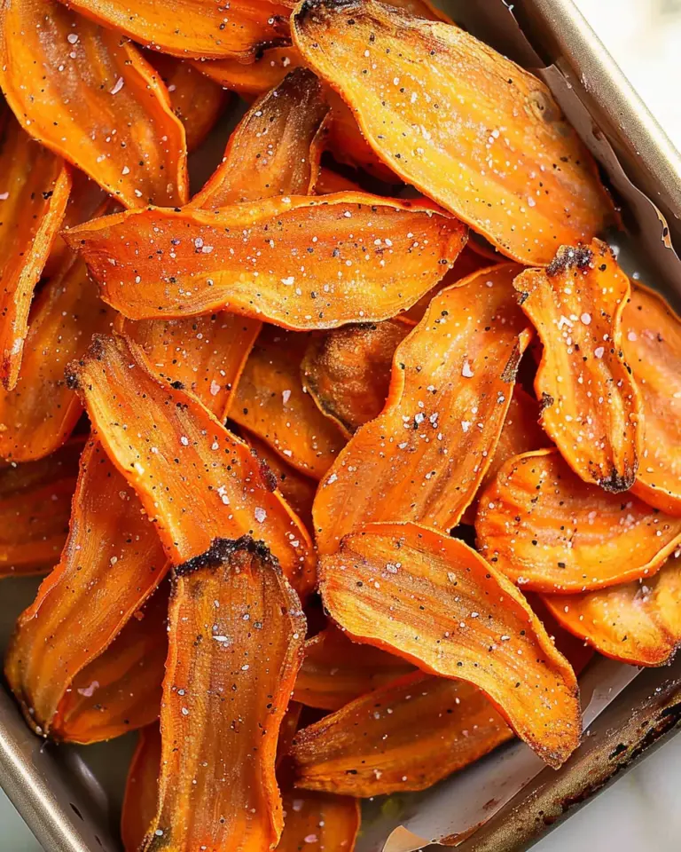 Baked Carrot Chips