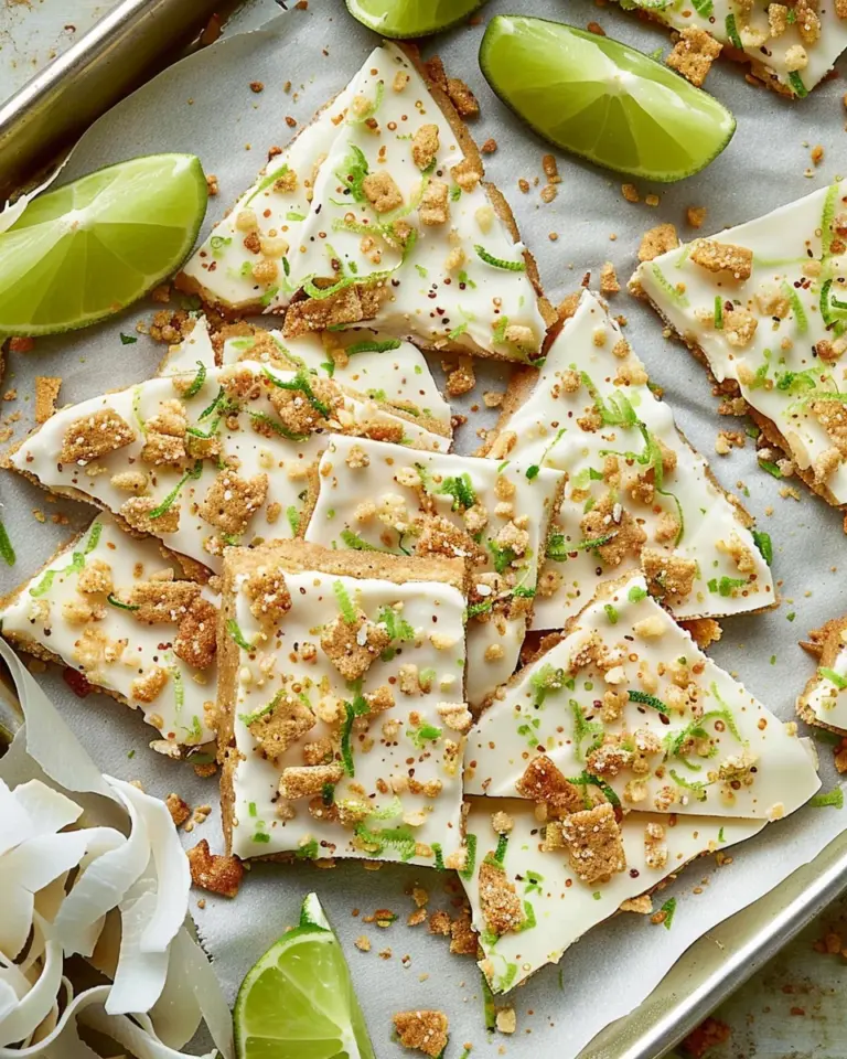 Key Lime Pie Yogurt Bark Recipe