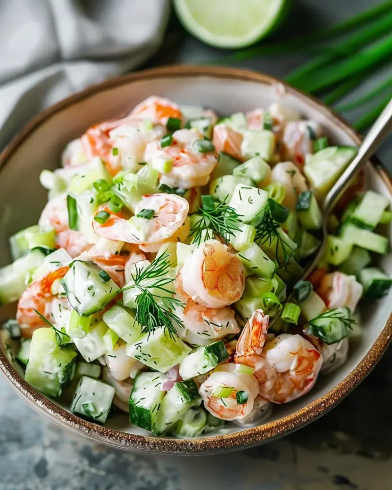 Cucumber Shrimp Salad
