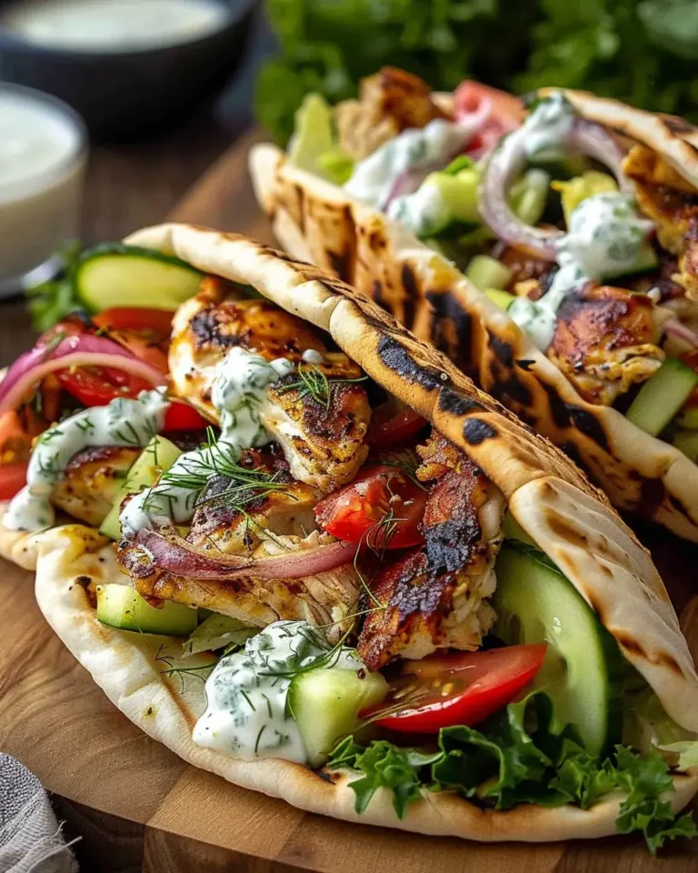 Grandma’s Mediterranean Chicken Gyros