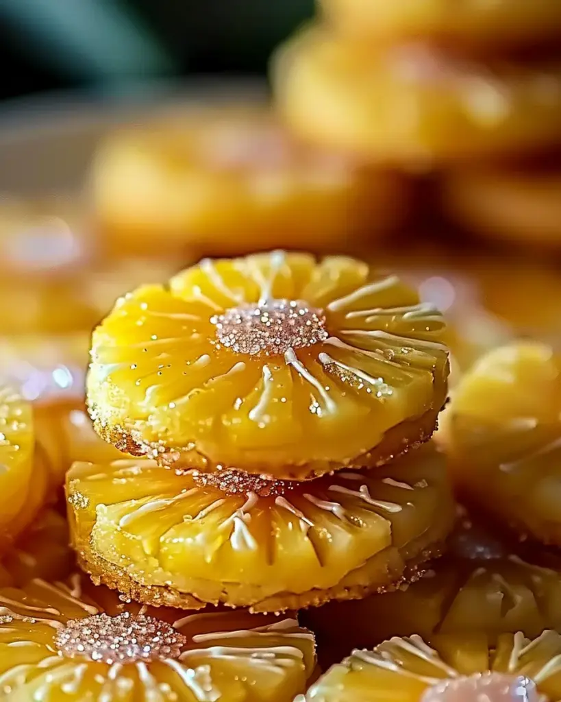 Pineapple Upside Sugar Cookies