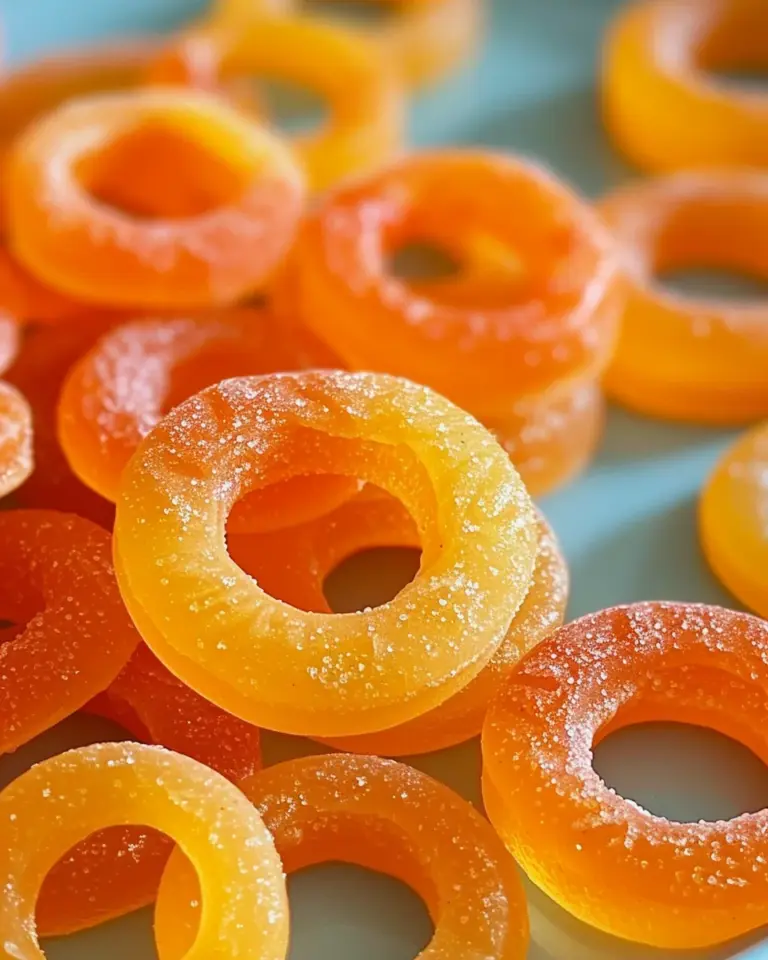 Homemade Peach Rings
