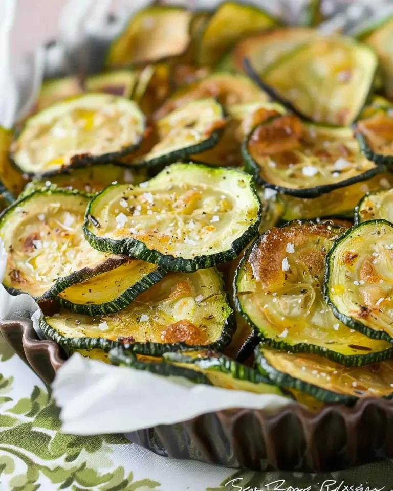 Salt and Vinegar Zucchini Chips