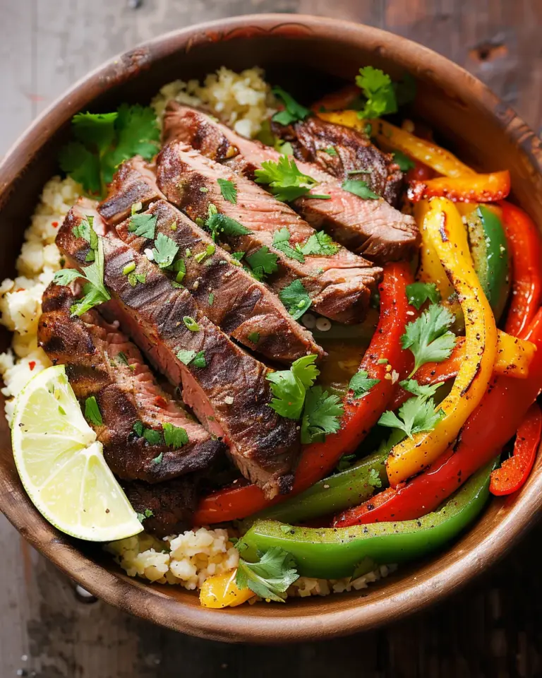 Low Carb Steak Fajita Bowl – 1 Bold Recipe For Keto Lovers