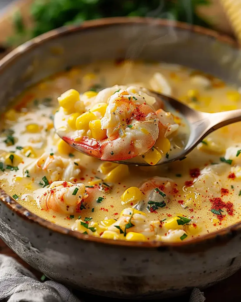 Bobby Flay’s Crab & Corn Chowder