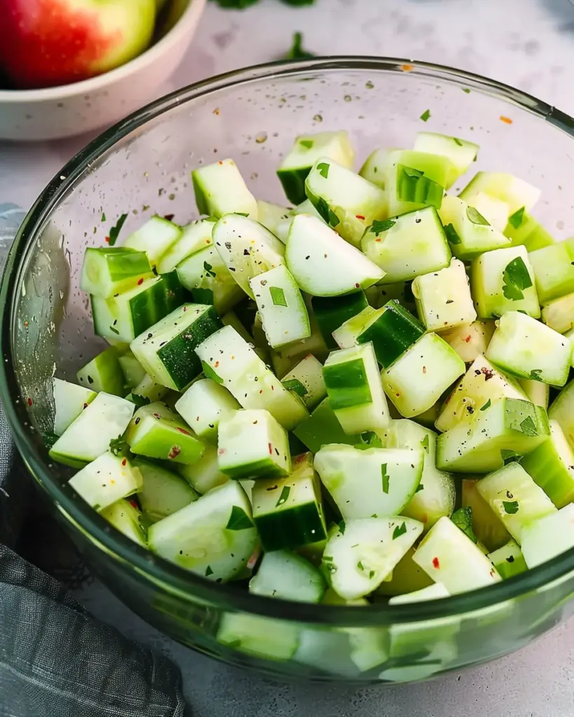 Cucumber Apple Salad