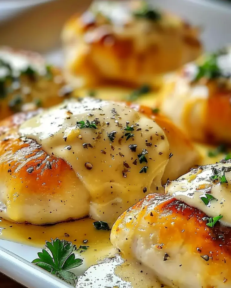 Decadent Chicken Pillows with Garlic Parmesan Sauce: An Amazing Ultimate Recipe