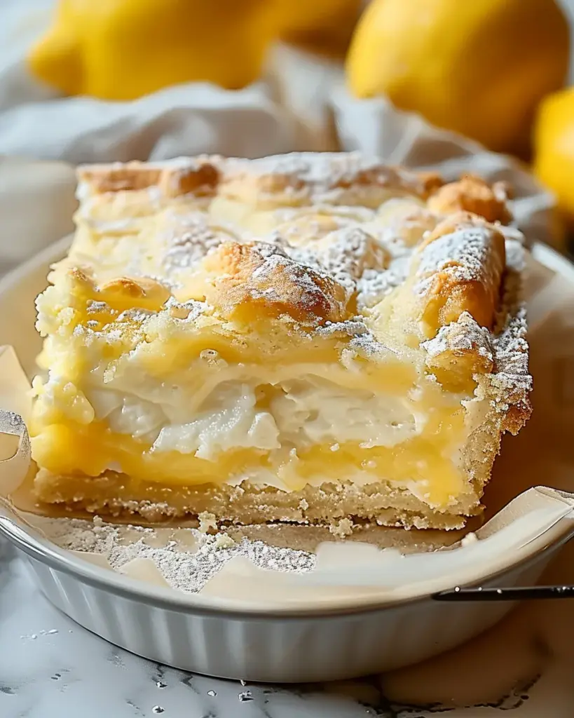 Lemon Cream Cheese Dump Cake