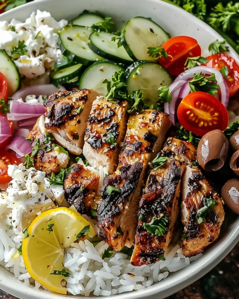 Delicious Greek Chicken Gyro Bowls for Quick Weeknight Dinners