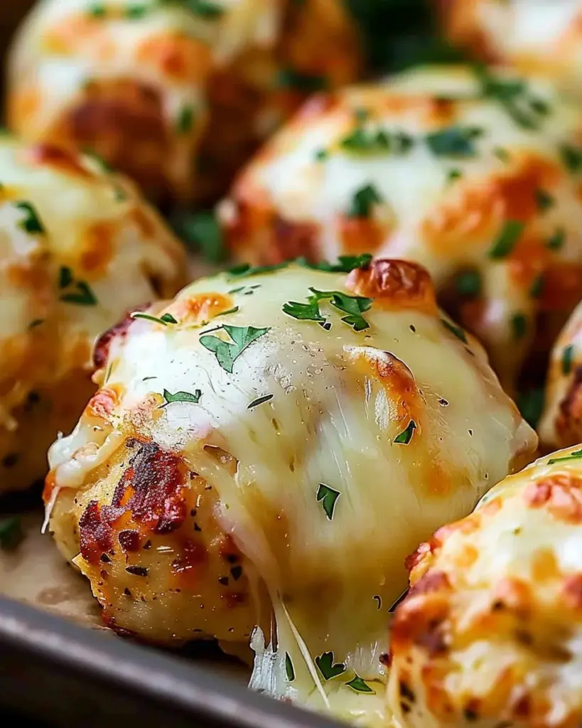 Melted Mozzarella & Ranch Chicken Bombs