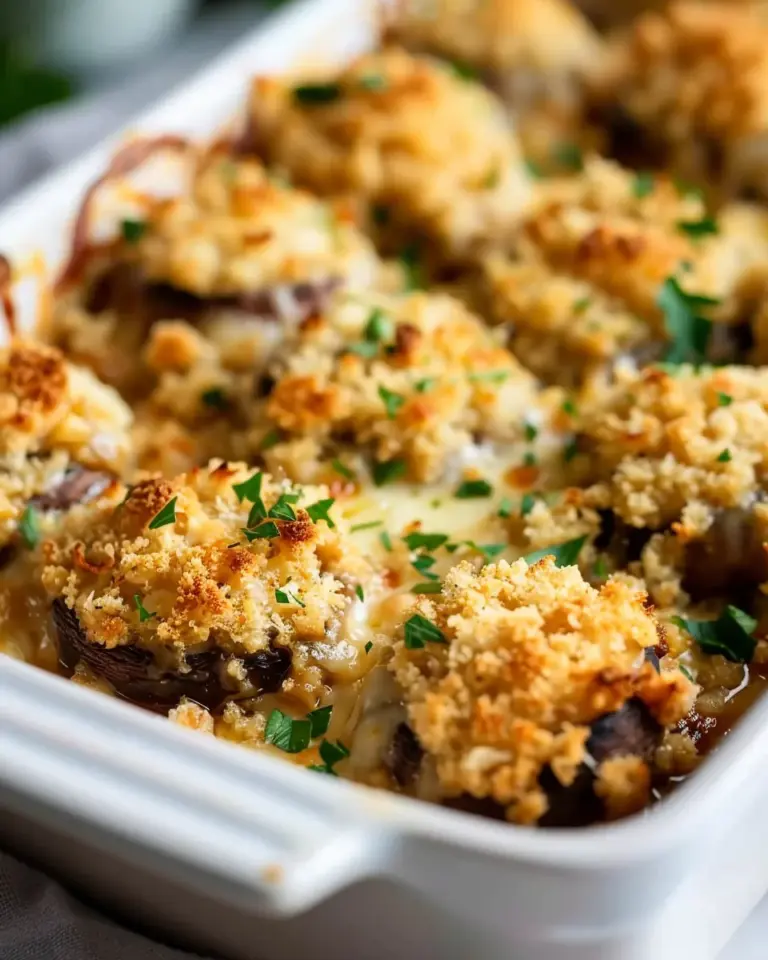 Stuffed Mushroom Casserole