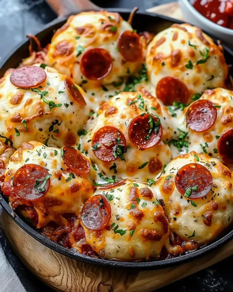 Cheesy Pepperoni Pizza Bombs