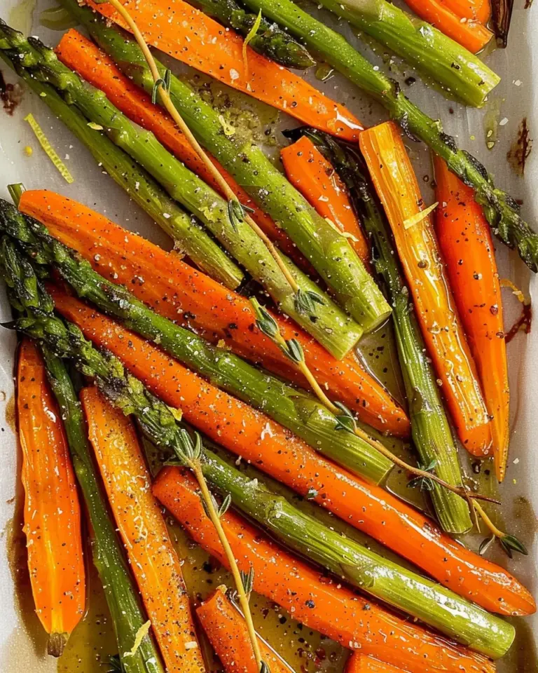 Roasted Asparagus and Carrots Recipe