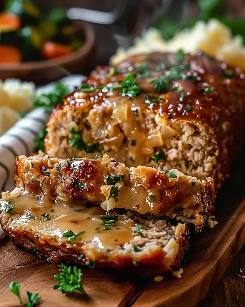 Juicy Garlic Parmesan Chicken Meatloaf: Comfort Food Delight