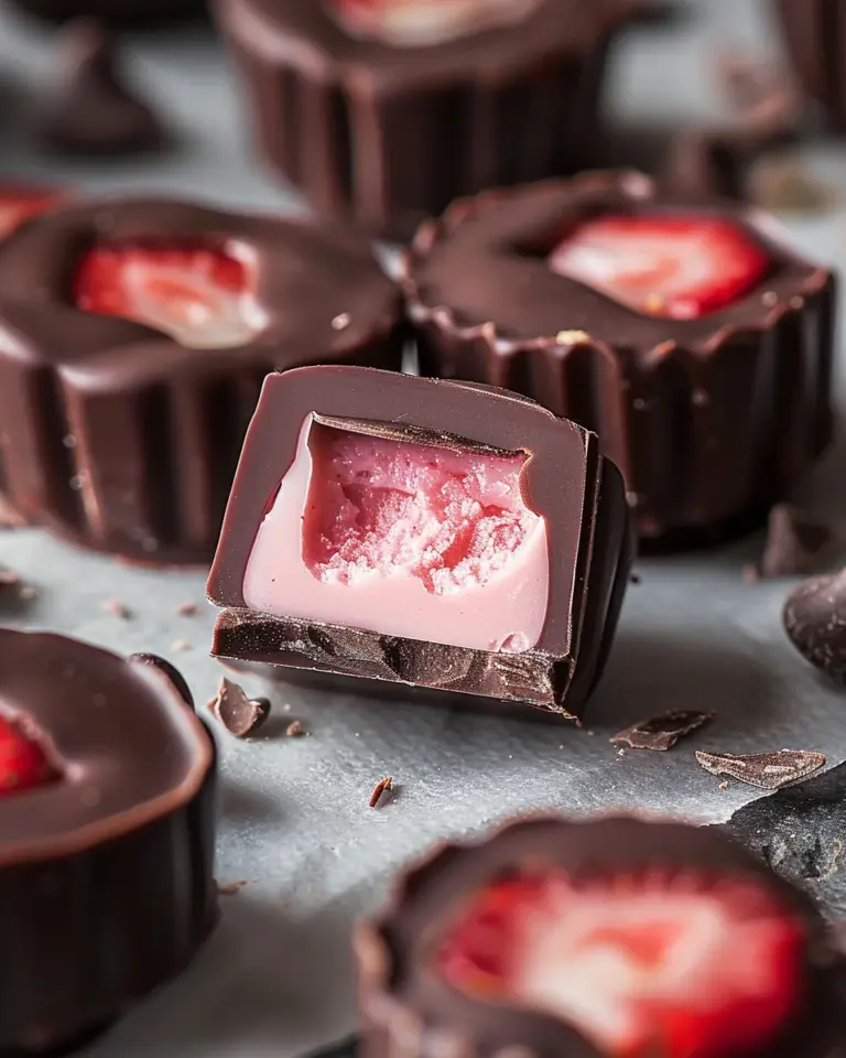 Strawberry Cream Chocolates