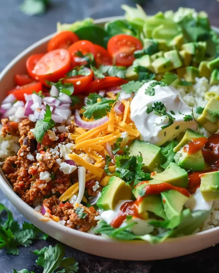 Easy Low Carb Burrito Bowl – 25min Breakfast Protein-Packed