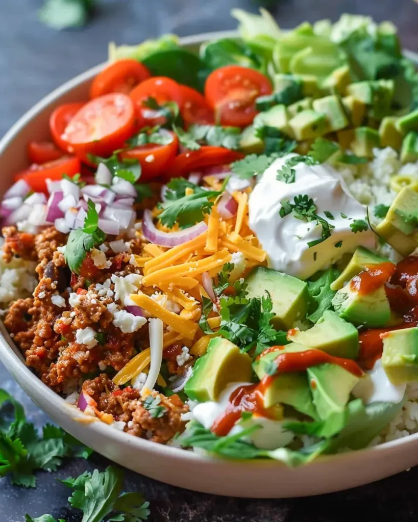 Easy Low Carb Burrito Bowl – 25min Breakfast Protein-Packed