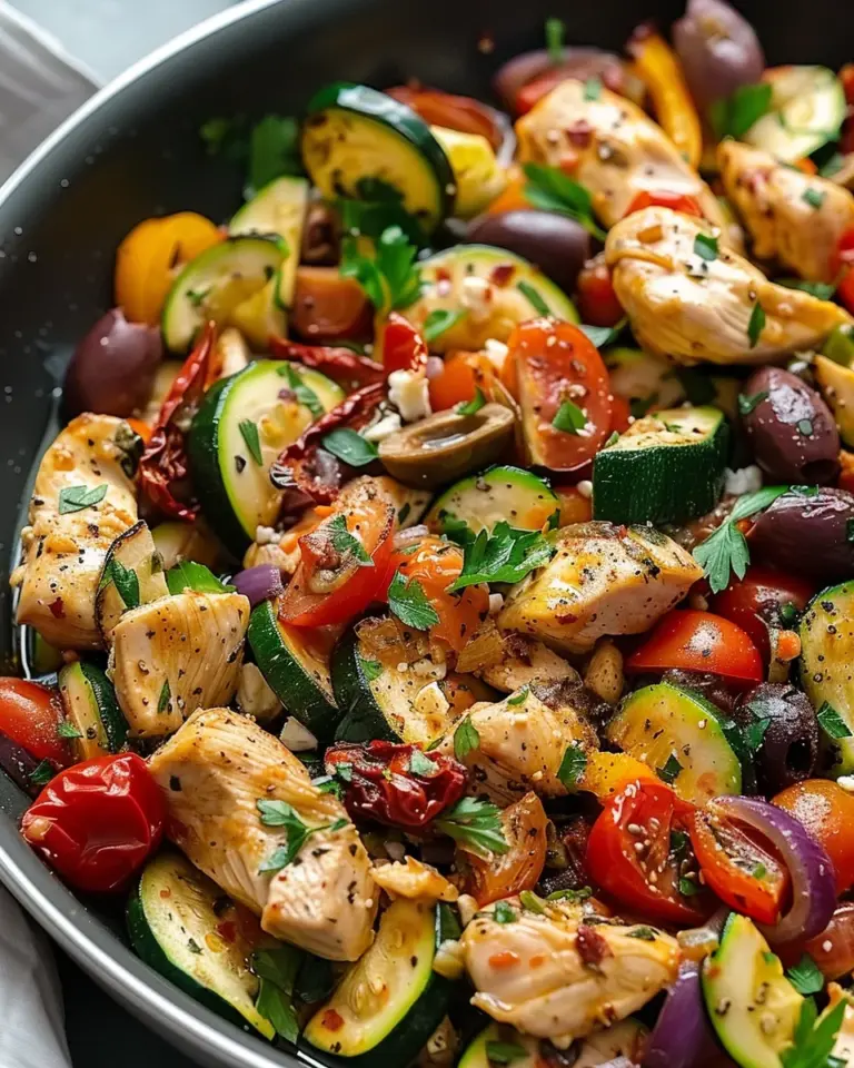 Mediterranean Chicken Stir Fry Recipe: Wholesome 30-Minute Delight