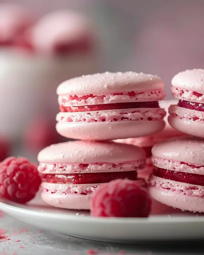 Raspberry Macarons Recipe