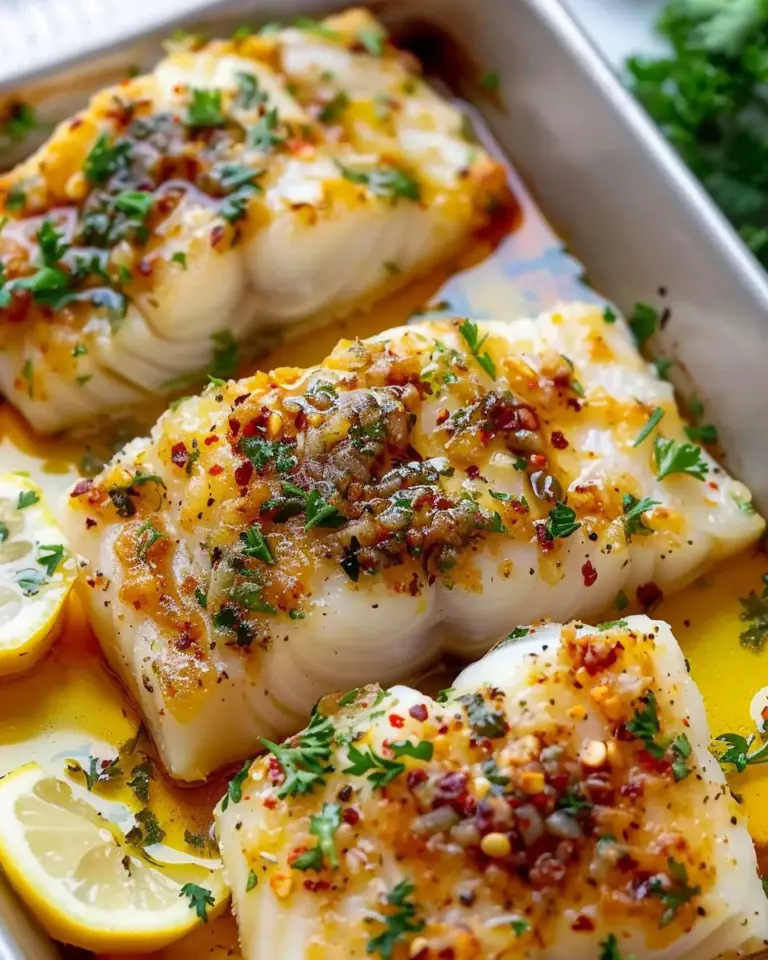 Gluten-Free Mediterranean Baked Cod with Lemon and Garlic