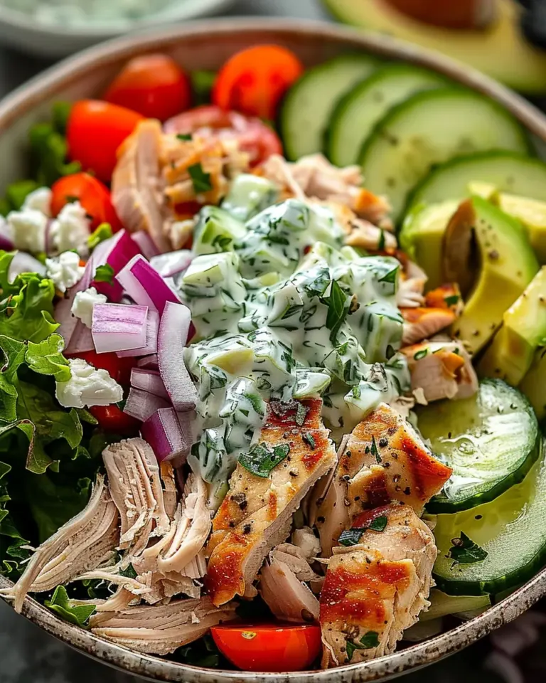 TZATZIKI CHICKEN SALAD: Discover a Refreshing Delight!