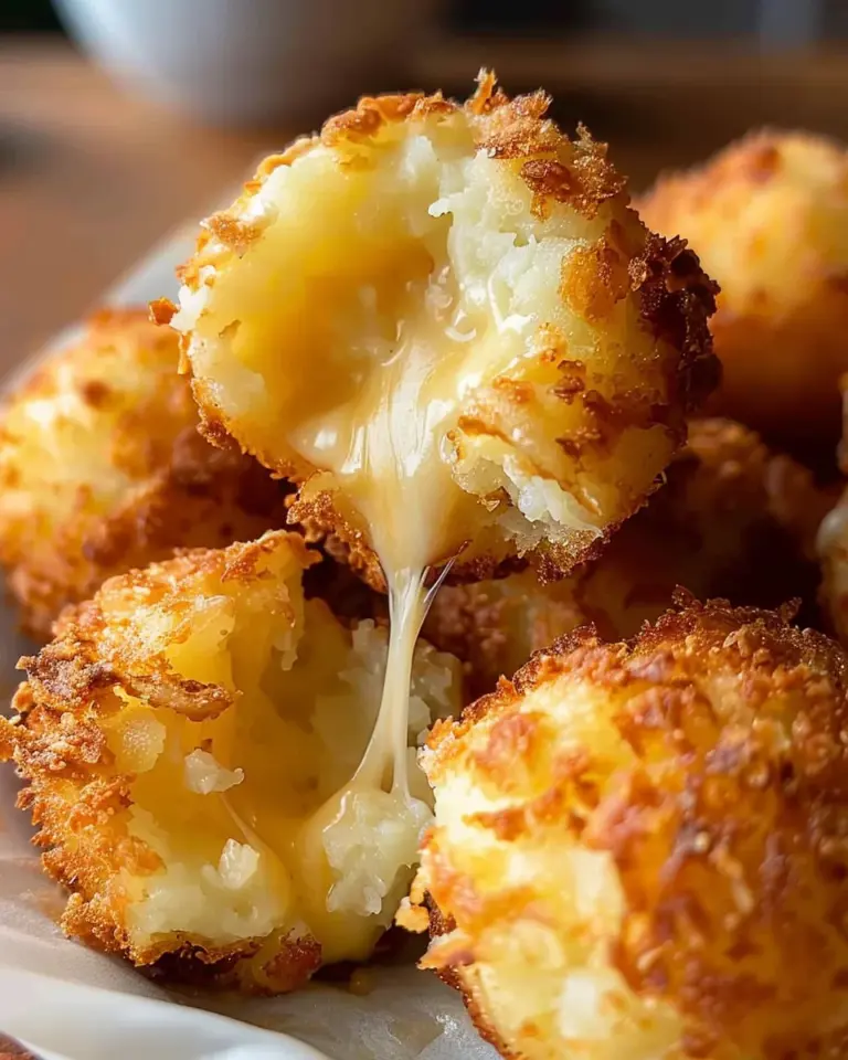 Crispy Mashed Potato Cheese Puffs