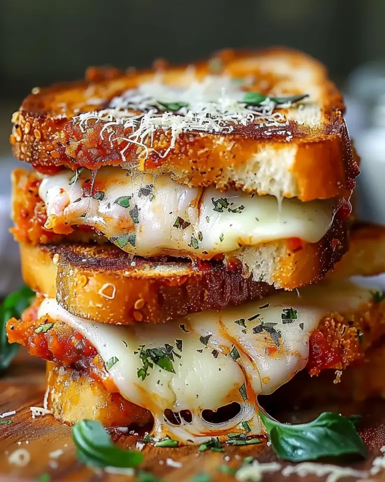 Chicken Parmesan Grilled Cheese – Easy Recipe