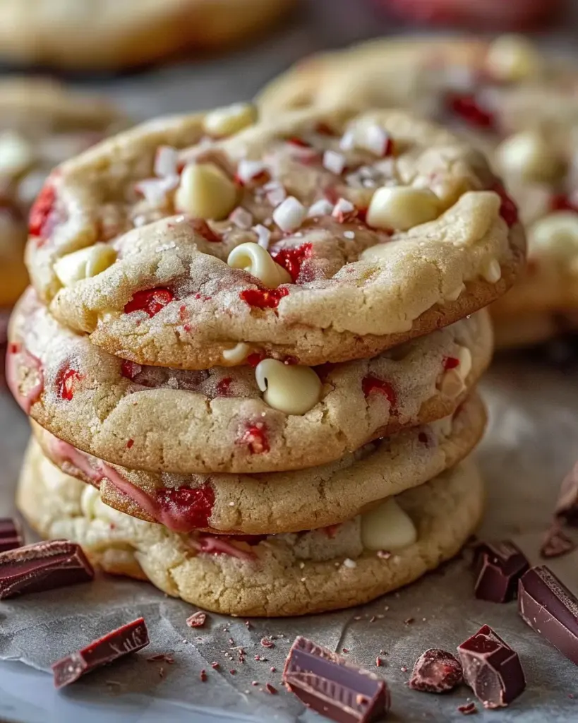 Irresistible Valentine’s Strawberry White Chocolate Cookies