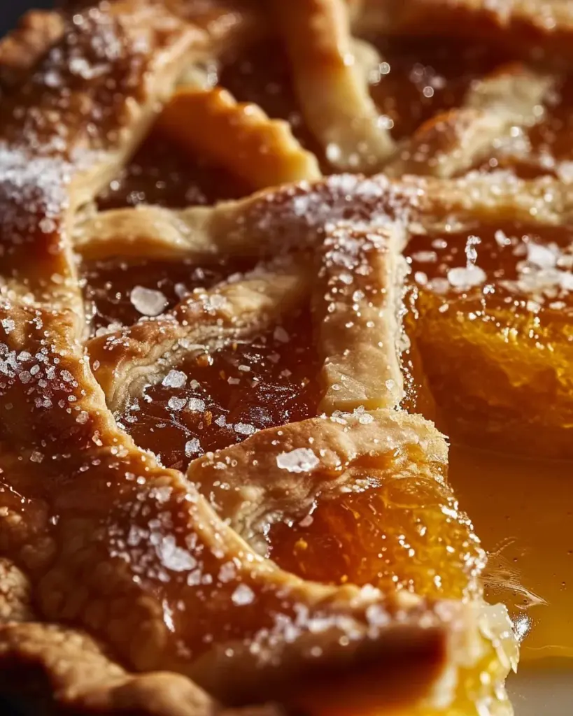 Salted Whiskey Honey Pie