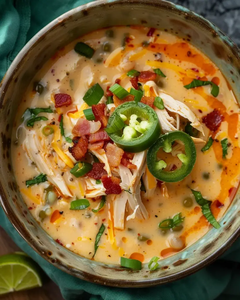 Spicy Jalapeño Popper Chicken Soup Recipe
