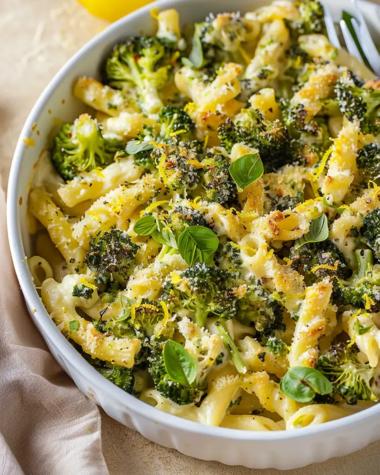 Baked Feta and Broccoli Pasta