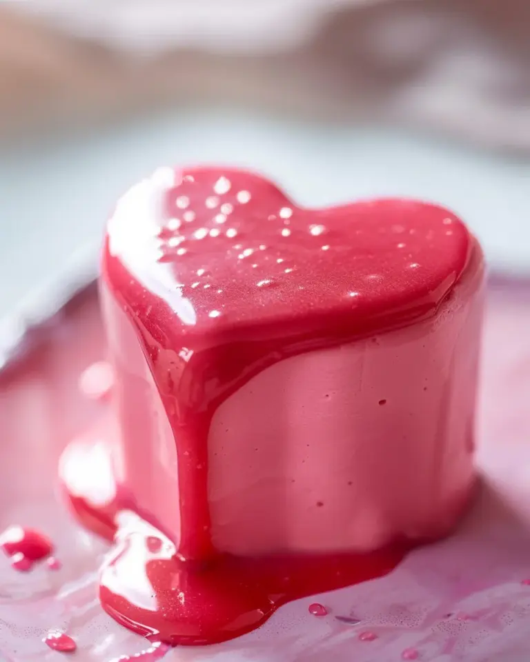 Heart-Shaped Raspberry Mousse Recipe