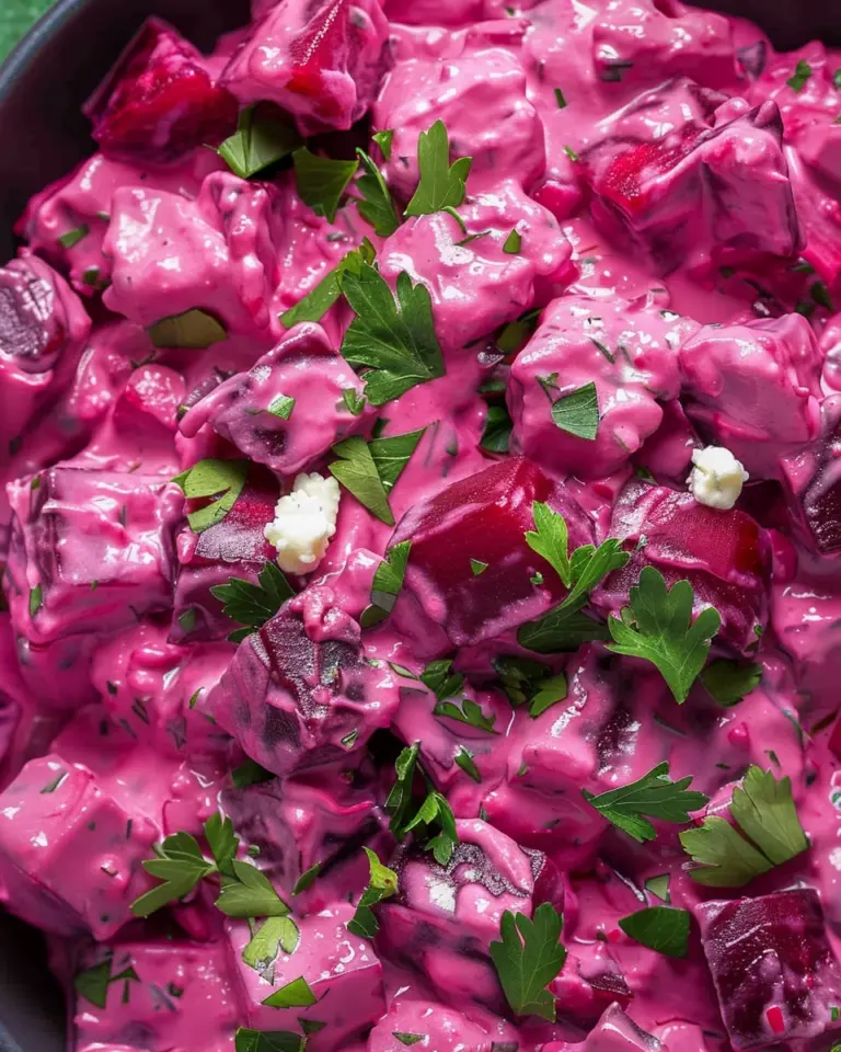 Beetroot Salad Dip With Greek Yogurt (Patzarosalata)