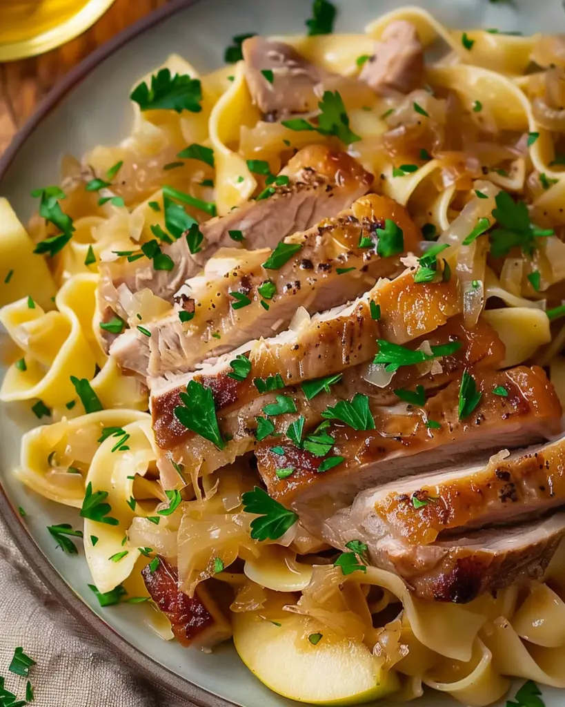 Tender Pork Sauerkraut and Noodles – theamazingfood