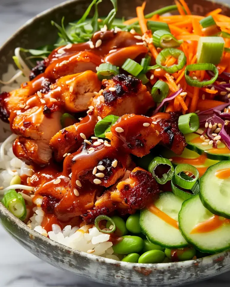 Korean BBQ Chicken Bowls (Easy Weeknight Recipe!)