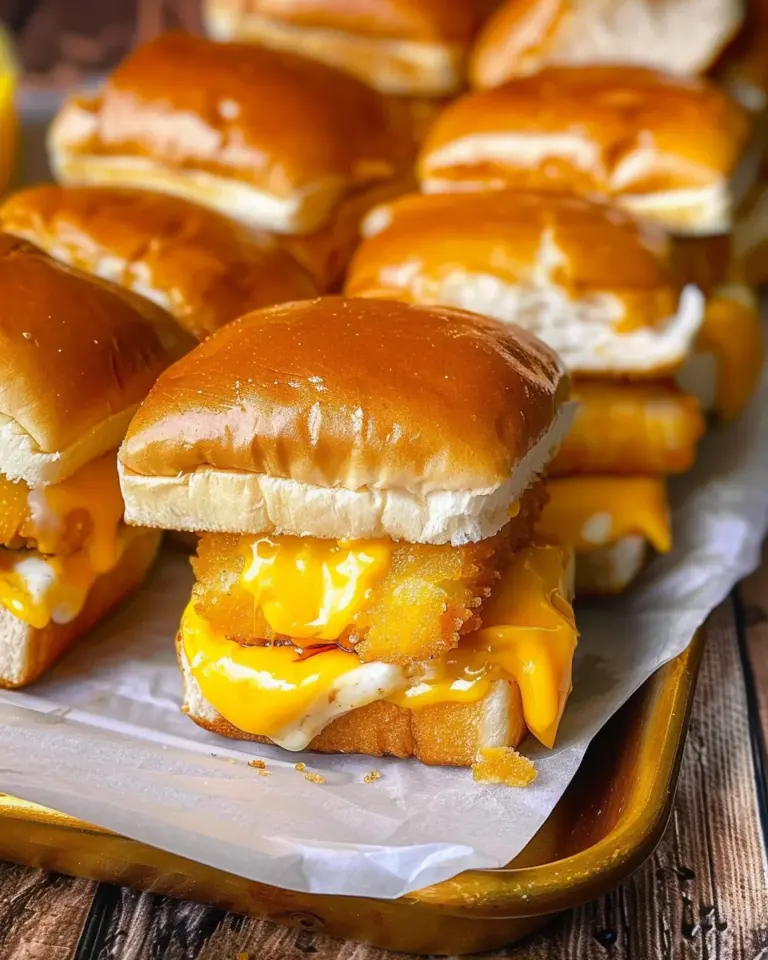 Filet-O-Fish Sliders (Fish Burger Sliders)